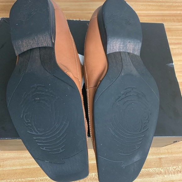 MENS DAYTONA DRESS SHOES SLIP-ON BROWN LEATHER SIZE 12 - Picture 5 of 5